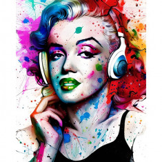 Sticker decorativ, Marilyn Monroe, Multicolor, 85 cm, 6361ST
