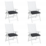 Perne de scaun, 4 buc., negru, 50x50x7 cm, textil oxford GartenMobel Dekor, vidaXL