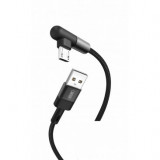 CABLU DE DATE SI INCARCARE XO-NB152, USB LA MICRO USB 2,4A, 1M, NEGRU BLISTER