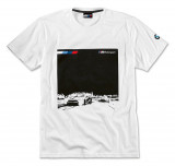 Tricou Barbati Oe Bmw M Motorsport Lifestyle Alb / Negru Marimea M 80142461097