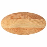 Cumpara ieftin Blat de masa maro deschis 100x50x2 cm lemn masiv de stejar oval