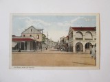 Rară! Haiti carte poștală Port au Prince strada Roux 1921