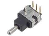 Comutator basculant 3 poziții SP3T (ON)-OFF-ON 0,1A/28VAC NKK SWITCHES THT