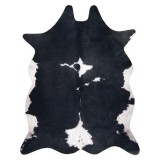 Covor Artificial Cowhide, Vaca G5070-3 negru alb din piele, 100x150 cm