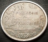 Cumpara ieftin Moneda exotica 2 FRANCI - POLYNESIE / POLINEZIA, anul 1977 * cod 1239, Australia si Oceania