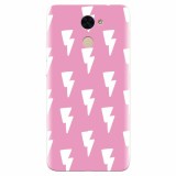 Husa silicon pentru Huawei Y7 Prime 2017, Electric Pink