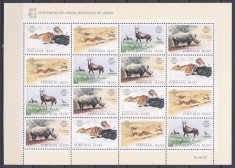 DB1 Fauna Centenar Gradina Zoo Portugalia 1984 Lisabona MS MNH