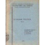 Economie politica, Volumul al II-lea - Invatamint superior tehnic, agricol, medical si universitar