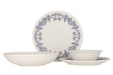 Rinart Set de vesela (Large) - Valeria - 24 bucăți - 6 persoane - Porţelan