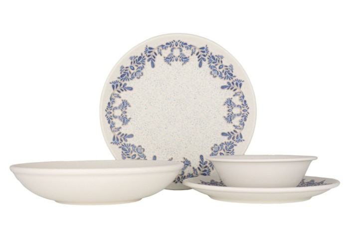 Rinart Set de vesela (Large) - Valeria - 24 bucăți - 6 persoane - Porţelan