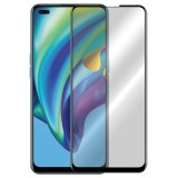 Folie Sticla Securizata Oppo Reno 4 Lite, Acoperire Completa, Neagra, Protectie Ecran 9H