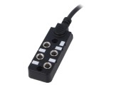 Cutie de conexiuni M8 PIN: 3 5m soclu 6A -20&divide;80&deg;C IP67 IN: 4