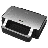 Sandwich maker Adler 2 in 1, 1400 W, acoperire antiaderenta, placi interschimbabile