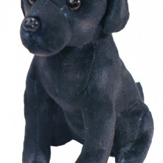 Caine de salvare cu sunet LABRADOR NEGRU - Jucarie Plus Wild Republic 14 cm