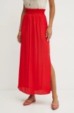 Morgan fusta JWENDY.N culoarea rosu, maxi, evazati, JWENDY.N