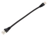 Patch cord S/FTP Cat 6a cu RJ45, 0.25m, dublu ecranat