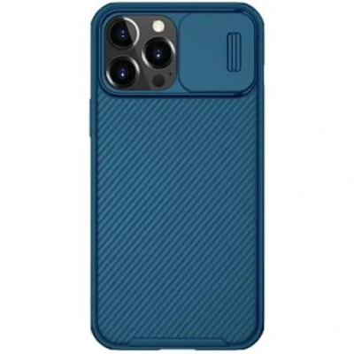 Husa Cover Nillkin CamShield Pro Hard pentru iPhone 13 Pro Max Albastru foto