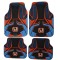 Set complet covorașe auto universale Honda &ndash; Față și spate &ndash; Design sport roșu-negru-albastru