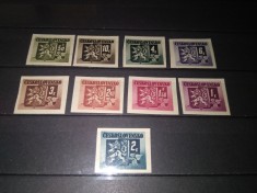TIMBRE CEHOSLOVACIA 1945 foto