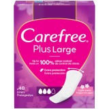 Absorbante zilnice Carefree, Panty Liners Plus Large, 56 buc