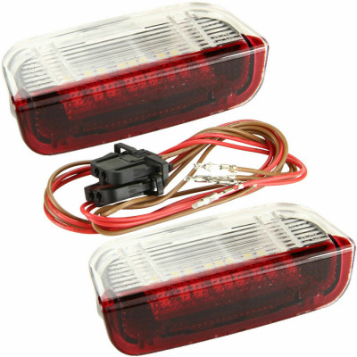 Lampi LED portiere spate VW Golf 5,6,7, Plus, Sportsvan, Passat B6, B7, B8, CC, EOS, JETTA, T-ROC, Tiguan I,II, Scirocco, Phaeton, Arteon, Sharan 2, T foto