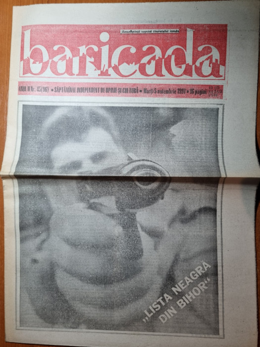 baricada 5 noiembrie 1991-interviu cristian paturca