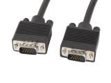 Cablu VGA M M 1,8 m ecranare dubla cu miez de ferita negru