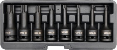 Set 8 chei tubulare lungi de impact torx YATO foto