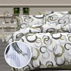 LENJERIE DE PAT CREPONATA 100% BUMBAC (CREP47) - doua persoane