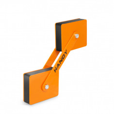 HANDY - Magnet de fixare dublu, articulat, pentru sudură - reglabil 360° - 22