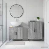 Cumpara ieftin Set de dulapuri pentru baie, 2 piese HAARLEM Sonoma gri