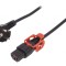 Cablu Alimentare 2m 10A Ştecăr Unghi CEE 7/7 la IEC C13