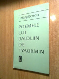 I. Negoitescu (autograf) - Poemele lui Balduin de Tyaormin (1969)