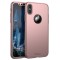 Husa Apple iPhone X, FullBody Elegance Luxury iPaky Rose-Gold , acoperire completa 360 grade cu folie de