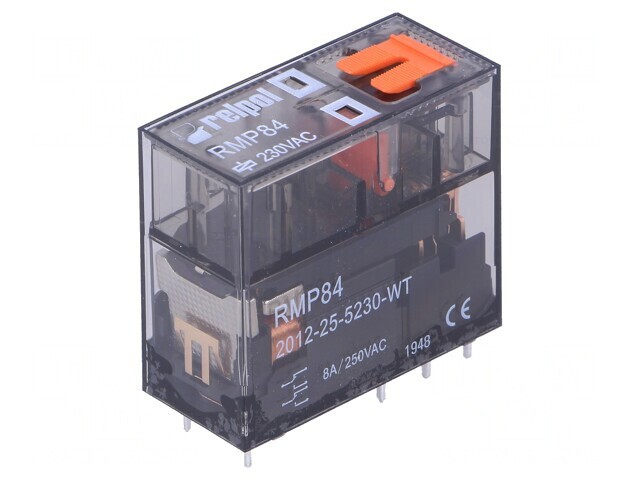 Releu Electromagnetic DPDT 230VAC 8A PCB