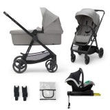 Carucior Kinderkraft Newly, 4 in 1, moonlight grey