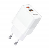 Cumpara ieftin Incarcator Priza USB, Type-C, PD20W, QC3.0, 3A, Yesido (YC32), White