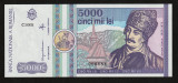 Romania, 5000 lei 1992_UNC_serie mica_C.0005-000684