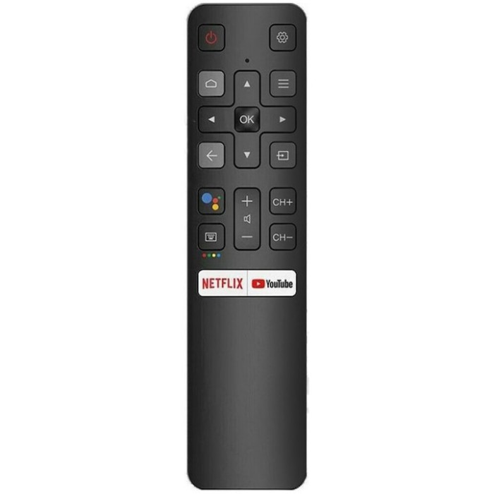 Telecomanda pentru Smart TV TCL Thomson RC802V FNR1, x-remote, functie vocala, Netflix, YouTube, Negru