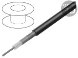 Cablu coaxial RG214U LSZH negru 10,8mm Eca