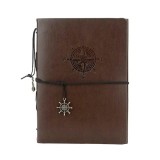 Jurnal de calatorie Vintage, 150x100 mm, A6 - Maro