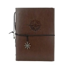Jurnal de calatorie Vintage, 150x100 mm, A6 - Maro