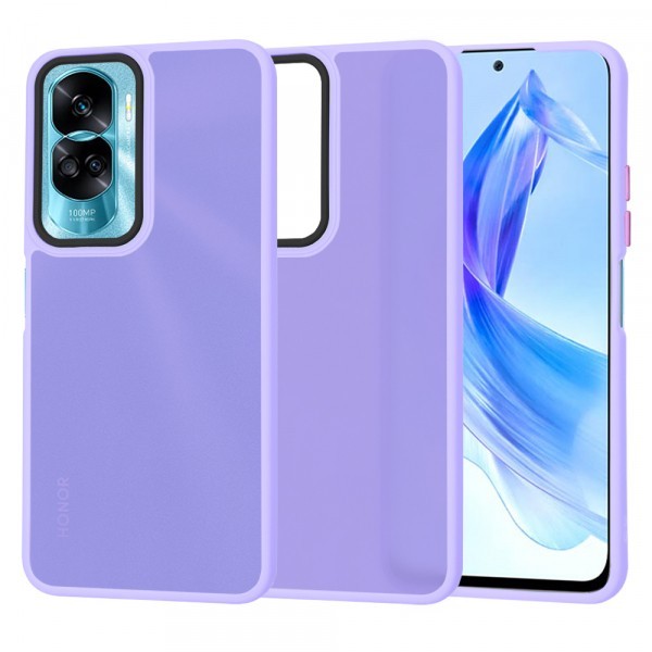 Husa pentru Honor 90 Lite, Techsuit, HaloFrost, Mov Deschis