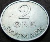 Moneda 2 ORE - DANEMARCA, anul 1971 *cod 1489 B = A.UNC, Europa