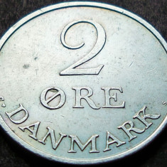 Moneda 2 ORE - DANEMARCA, anul 1971 *cod 1489 A = A.UNC