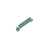 Bloc terminal electric, verde, 8 orificii