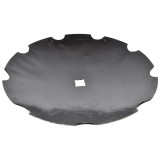 Taler disc crestat 660x6 mm cu prindere patrata 41, UTB