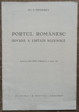Portul romanesc, dovada a unitatii nationale - Gh. N. Panaitescu// 1943
