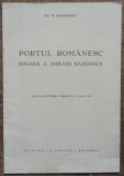 Portul romanesc, dovada a unitatii nationale - Gh. N. Panaitescu// 1943