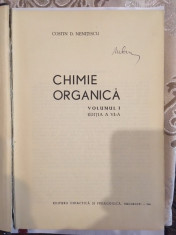 Costin Nenitescu, Chimie organica, volumul 1 foto